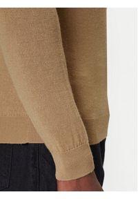 Karl Lagerfeld - KARL LAGERFELD Golf 655058 554399 Beżowy Regular Fit. Typ kołnierza: golf. Kolor: beżowy. Materiał: wełna #3