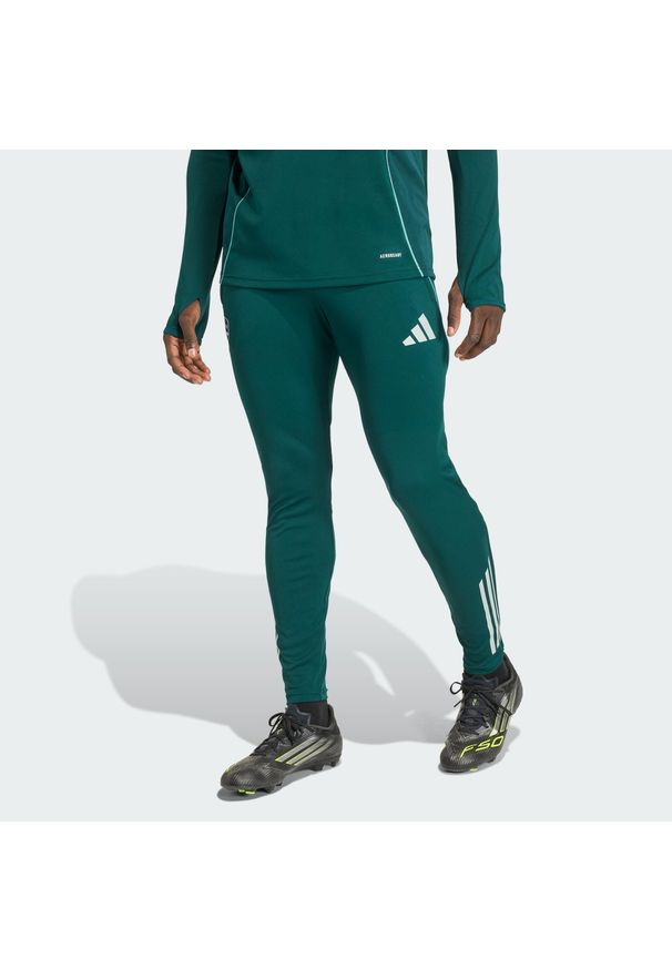 Adidas - Spodnie Arsenal Tiro 25 Competition Training. Kolor: niebieski. Materiał: dresówka. Sport: fitness, piłka nożna