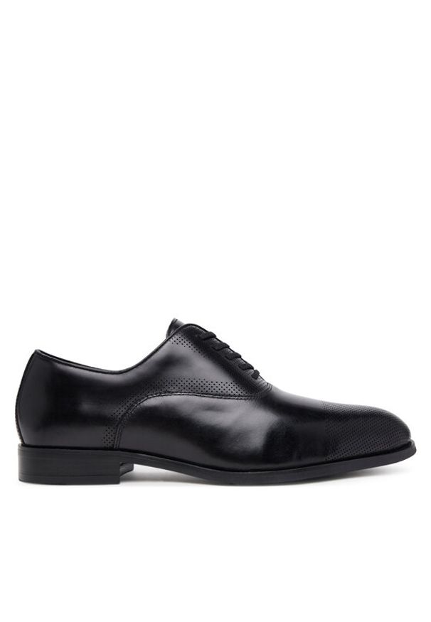 Aldo Półbuty Toledo 13963623 Czarny. Kolor: czarny. Materiał: skóra