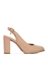 Lasocki Czółenka CEO-WS3786-02 Beżowy. Kolor: beżowy. Materiał: skóra #1