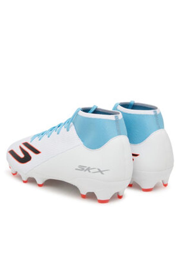 skechers - Skechers Buty do piłki nożnej Gold Fg 252118 WTQP Biały. Kolor: biały. Materiał: skóra