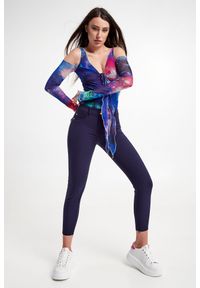 Versace Jeans Couture - Body VERSACE JEANS COUTURE. Długość rękawa: długi rękaw. Długość: długie. Wzór: nadruk #4