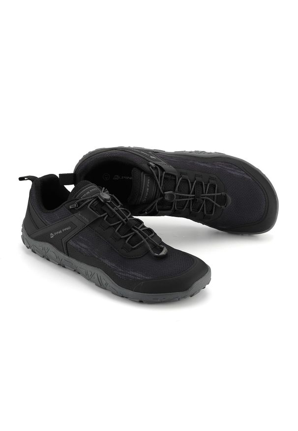 ALPINE PRO - Buty miejskie barefoot unisex Alpine Pro Bruhe. Kolor: czarny