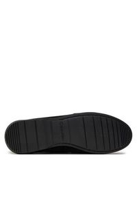 Calvin Klein Mokasyny Driving Shoe Bold Logo HM0HM01448 Czarny. Kolor: czarny