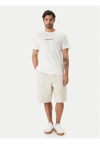 Guess Jeans T-Shirt M6GIZ3 KE942 Écru Regular Fit. Materiał: bawełna #3