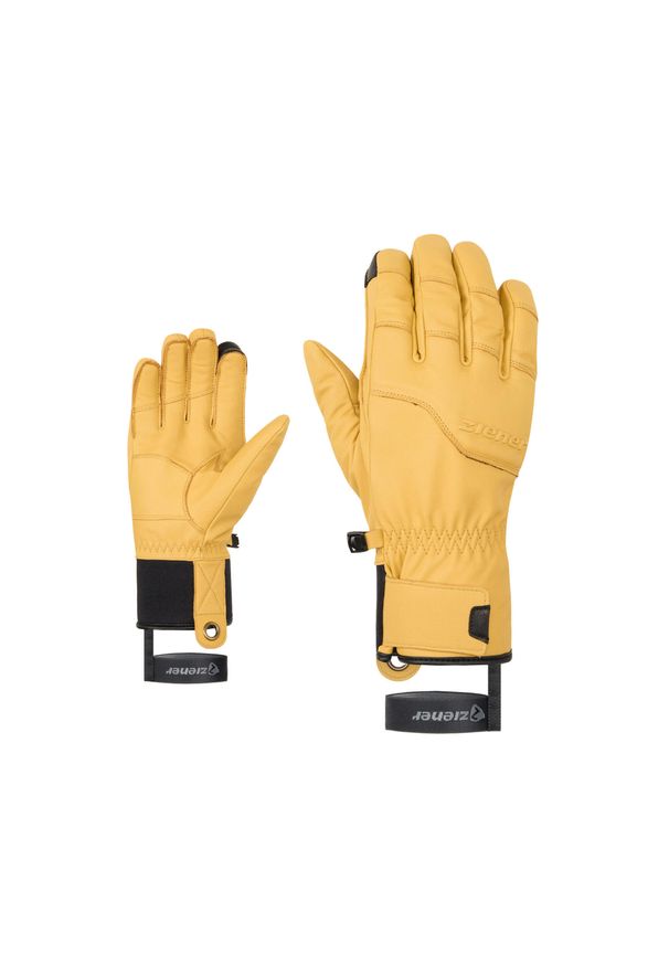 Rękawice narciarskie męskie Ziener Gismon AS PR Touch Glove. Kolor: brązowy. Sezon: zima. Sport: narciarstwo