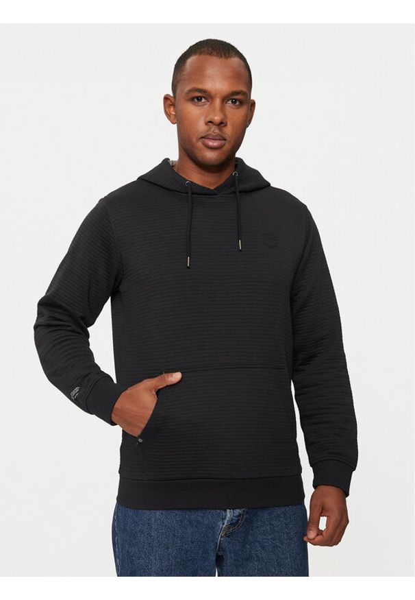 INDICODE Bluza Yalom 55-677 Czarny Regular Fit. Kolor: czarny. Materiał: bawełna, syntetyk