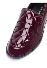 Jenny Fairy Mokasyny LS5781-11 Bordowy. Kolor: czerwony. Materiał: skóra #4