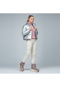 Złoty Róż Śniegowce Filippo Stylowe Damskie Buty Na Platformie. Kolor: złoty. Obcas: na platformie. Styl: elegancki #5