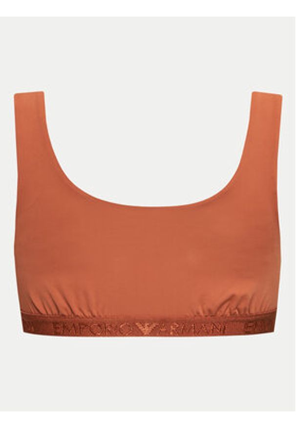 Emporio Armani Underwear Biustonosz top 164232 3F204 01656 Brązowy. Kolor: brązowy. Materiał: syntetyk
