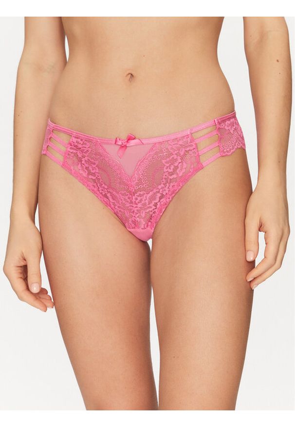 Hunkemöller Komplet 6 par fig brazylijskich 207186 Czerwony. Kolor: czerwony. Materiał: syntetyk