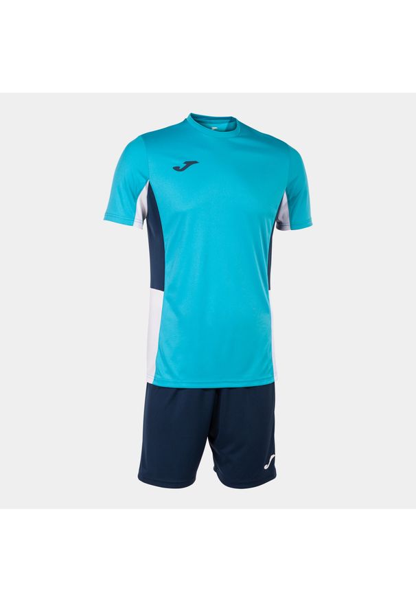 Joma - Zestaw Sportowy JOMA DANUBIO II XL - Oddychający i Zrównoważony. Kolor: niebieski. Sport: piłka nożna, fitness