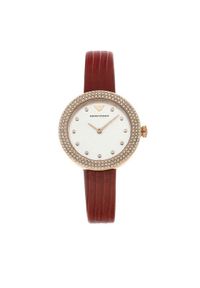 Emporio Armani Zegarek AR11438 Brązowy. Kolor: brązowy