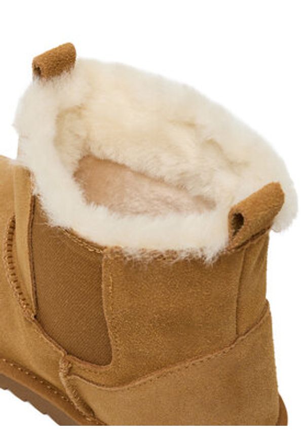 DeeZee Śniegowce DZ-77 CAMEL Brązowy. Kolor: brązowy. Materiał: materiał