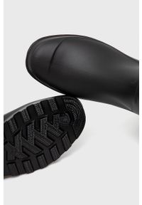Love Moschino Kalosze damskie kolor czarny. Nosek buta: okrągły. Kolor: czarny. Materiał: materiał. Wzór: gładki #2