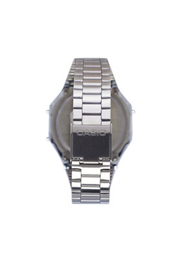 Casio Zegarek A168WERB-2AEF Srebrny. Kolor: srebrny