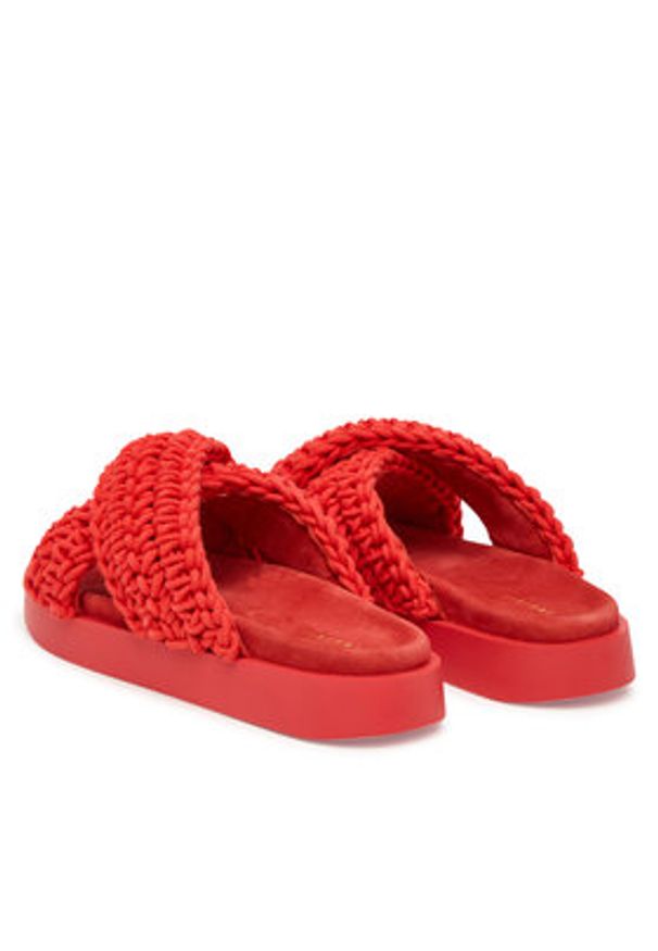 Inuikii Klapki Woven 1004.003.0062 Czerwony. Kolor: czerwony. Materiał: materiał