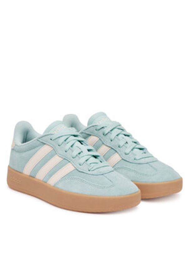 Adidas - adidas Sneakersy Barreda Shoes JR1199 Turkusowy. Kolor: turkusowy. Materiał: skóra, zamsz