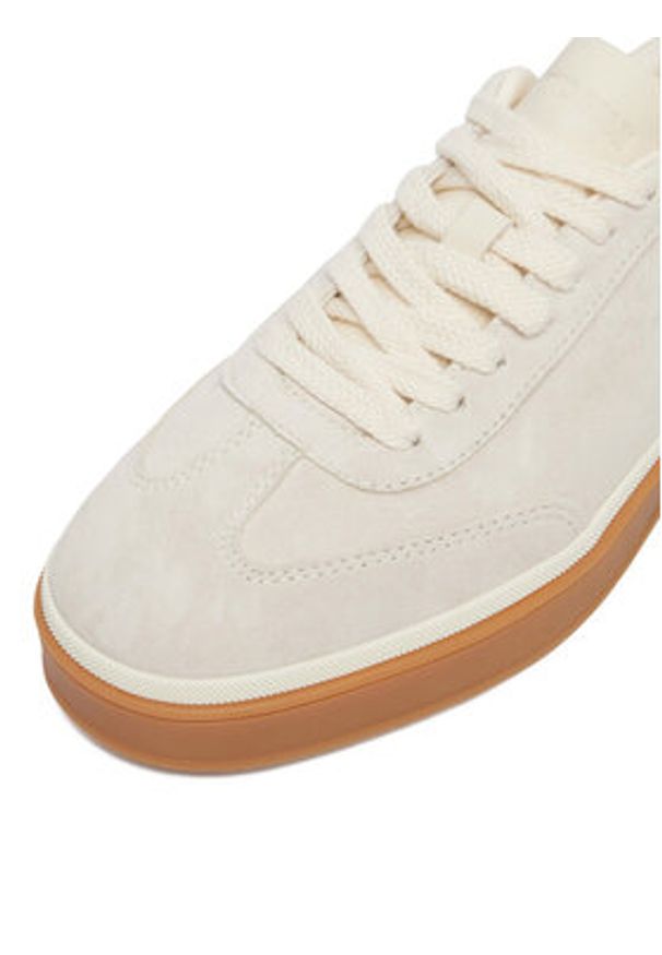 Gino Rossi - GINO ROSSI Sneakersy EO-GRW03 Beżowy. Kolor: beżowy. Materiał: zamsz, skóra