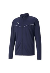 Puma - Męska Kurtka Treningowa TeamRISE. Kolor: niebieski