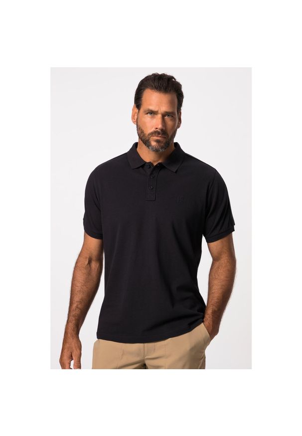 JAY-PI - Męska Koszulka polo FLEXNAMIC® golf pika rękaw 1/2. Typ kołnierza: polo, golf. Kolekcja: plus size. Kolor: niebieski. Materiał: bawełna, elastan, materiał. Styl: sportowy