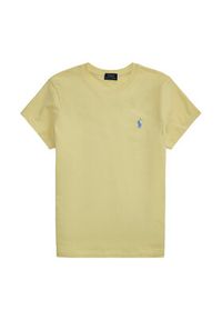 Polo Ralph Lauren T-Shirt 211898698033 Żółty Straight Fit. Typ kołnierza: polo. Kolor: żółty. Materiał: bawełna #3