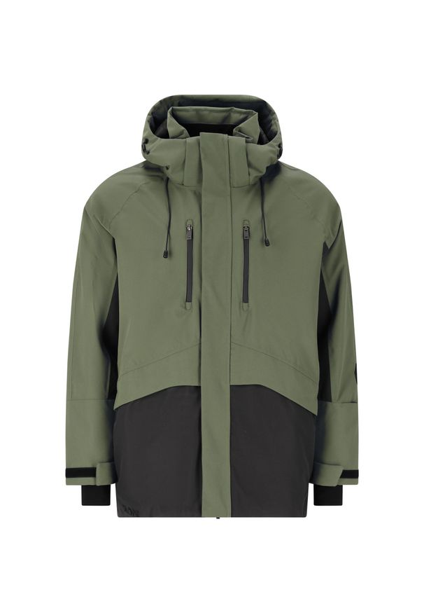 SLOPE - Kurtka narciarska Slope Kenai. Kolor: czarny, wielokolorowy, zielony. Sezon: zima. Sport: narciarstwo