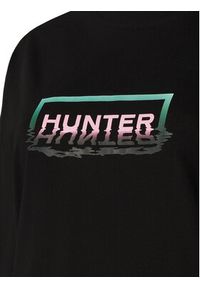 Hunter T-Shirt Abele UNISEX HARU0007251 Czarny Regular Fit. Kolor: czarny. Materiał: bawełna #8