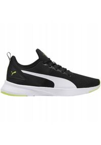 Puma - Męskie Buty Do Biegania Flyer Runner. Kolor: czarny, biały, wielokolorowy. Sport: turystyka piesza
