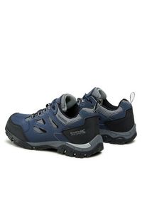 Regatta Trekkingi Holcombe Iep Low RMF572 Granatowy. Kolor: niebieski. Materiał: skóra. Sport: turystyka piesza #4