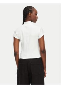 Calvin Klein Jeans T-Shirt LV047G240G Biały Slim Fit. Kolor: biały. Materiał: bawełna #2