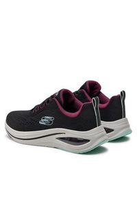 skechers - Skechers Sneakersy Air Meta-Aired Out 150131/BKMT Czarny. Kolor: czarny. Materiał: materiał, mesh #2