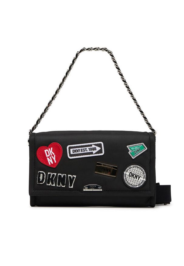 DKNY Torebka R523EL08 Czarny. Kolor: czarny