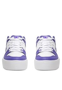 DC Shoes Sneakersy MANTECA 4 PLATFORM ADJS100156-5GW Biały. Kolor: biały. Materiał: skóra. Obcas: na platformie #5
