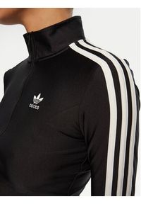 Adidas - adidas Bluza adicolor 3-Stripes JD5025 Czarny Slim Fit. Kolor: czarny. Materiał: syntetyk #3
