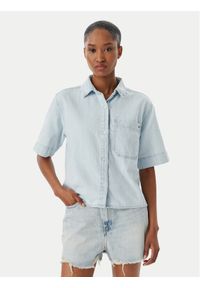 TOMMY HILFIGER - Tommy Hilfiger Koszula jeansowa WW0WW49573 Niebieski Relaxed Fit. Kolor: niebieski. Materiał: jeans #1