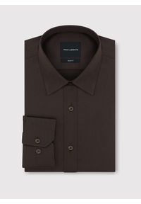 Pako Lorente - PAKO LORENTE – Brązowa koszula męska. Kolor: brązowy. Materiał: bawełna, elastan. Długość rękawa: długi rękaw. Długość: długie #4