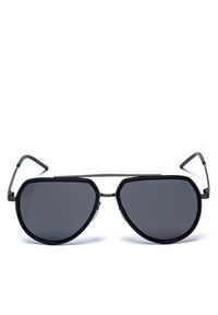 Gino Rossi Okulary przeciwsłoneczne GR6624S Czarny. Kolor: czarny #3