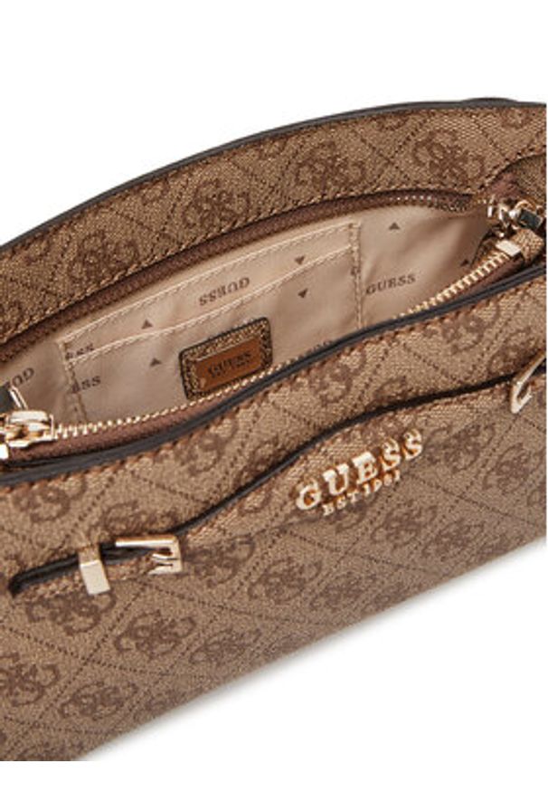 Guess Torebka Katya HWSG96 52120 Brązowy. Kolor: brązowy. Materiał: skórzane