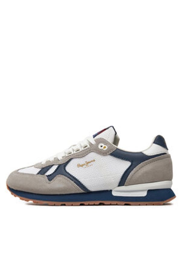 Pepe Jeans Sneakersy Brit Retro M PMS40004 Szary. Kolor: szary. Materiał: materiał