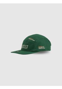 4f - 4F Czapka z daszkiem strapback męska - zielona S/M (58cm). Kolor: zielony. Materiał: bawełna, materiał. Sezon: lato. Styl: casual #1