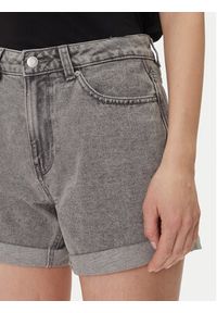 Vero Moda Szorty jeansowe Zuri 10279493 Szary Regular Fit. Kolor: szary. Materiał: bawełna