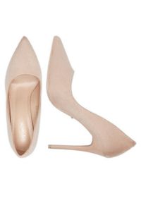 DeeZee Szpilki DZ0031 Beżowy. Kolor: beżowy. Materiał: materiał. Obcas: na szpilce #4