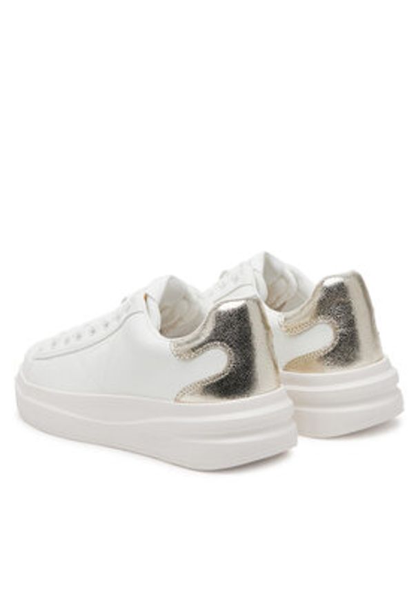 Guess Sneakersy FLJBINLEM12 Biały. Kolor: biały. Materiał: skóra