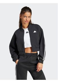 Adidas - adidas Bluza Future Icons 3-Stripes IP1566 Czarny Loose Fit. Kolor: czarny. Materiał: bawełna, syntetyk #3