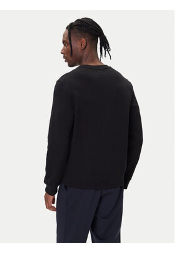 Guess Jeans Bluza M5BQ35 K9V31 Czarny Slim Fit. Kolor: czarny. Materiał: bawełna