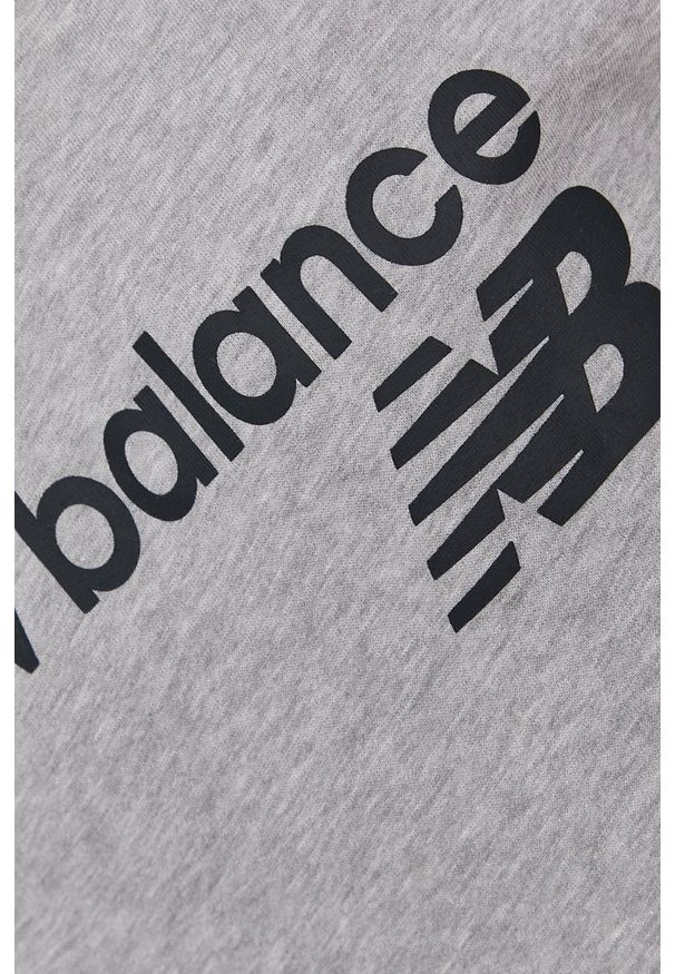 New Balance - Bluza. Okazja: na co dzień. Kolor: szary. Styl: casual
