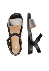 U.S. Polo Assn. Sandały EO-ADELI001W/6L1 Srebrny. Kolor: srebrny. Materiał: skóra #5