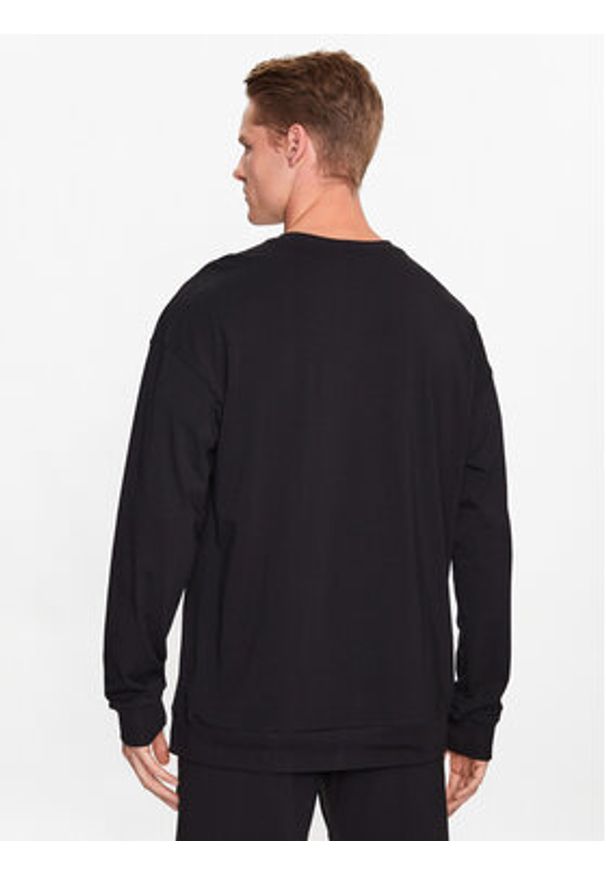 Hugo Bluza 50478910 Czarny Relaxed Fit. Kolor: czarny. Materiał: bawełna