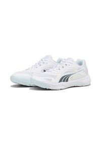 Puma - Buty do piłki ręcznej męskie PUMA Solarstrike II. Kolor: wielokolorowy, niebieski, szary. Materiał: materiał, syntetyk, tkanina